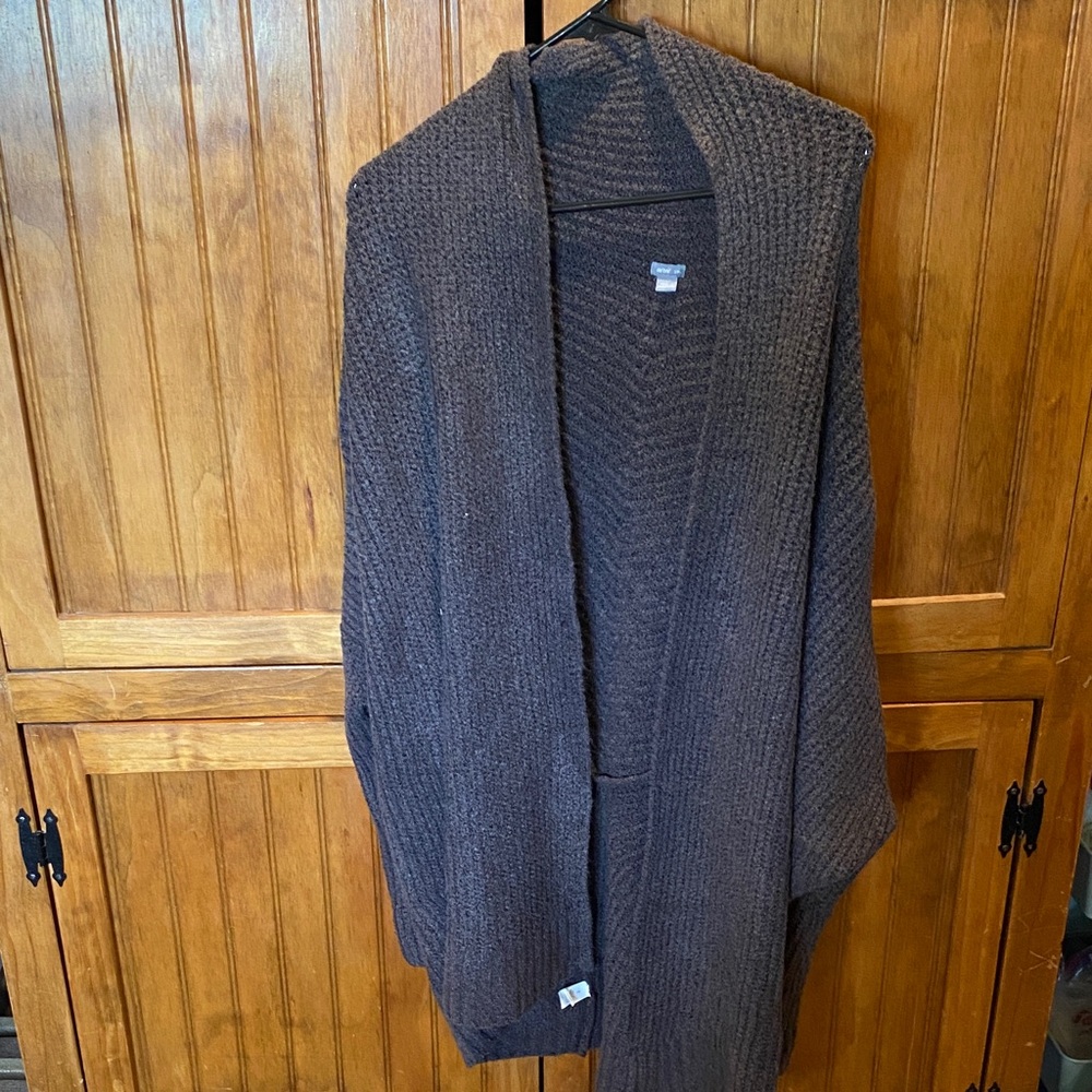 Aerie Dark Brown Knit Sweater